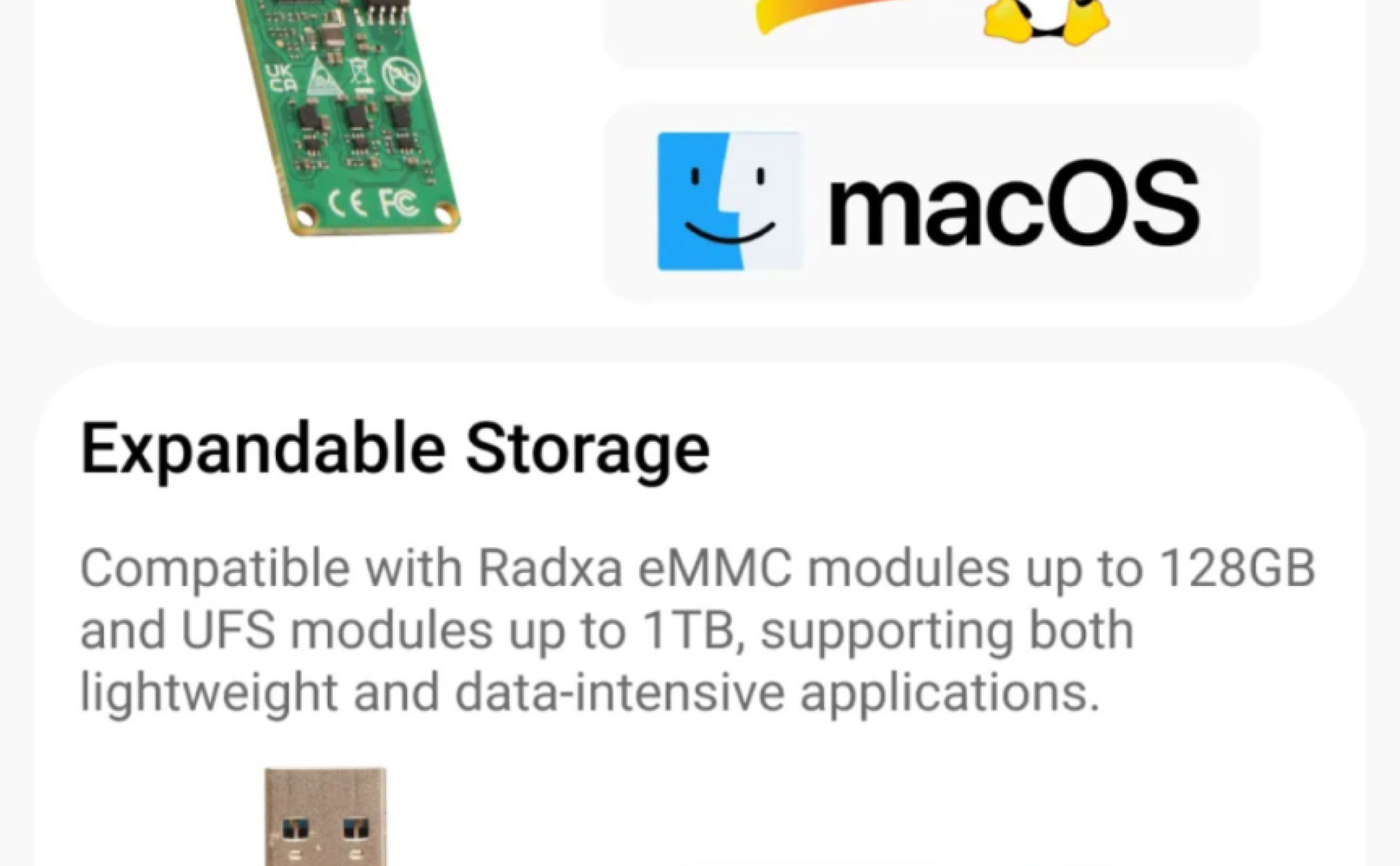 Radxa UFS/eMMC Module Reader Designed for Radxa SBCs — reference image 7