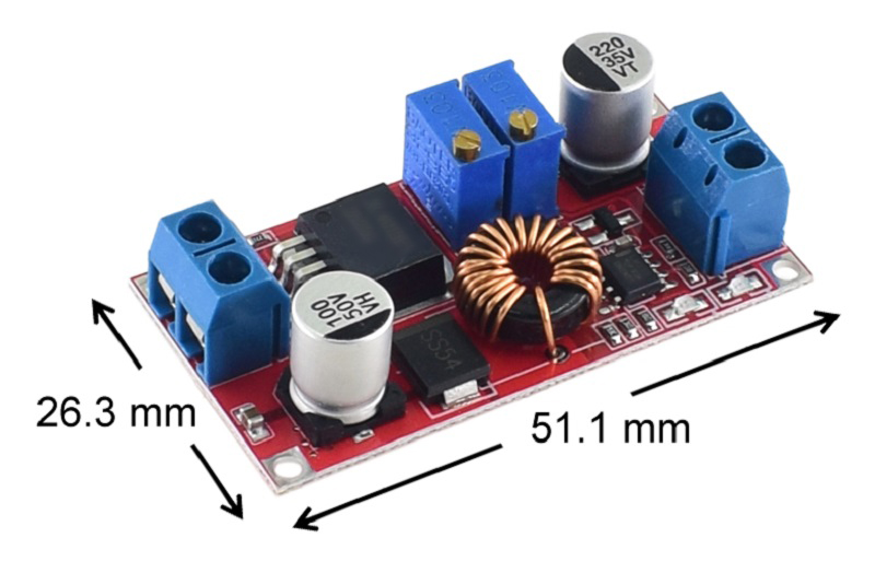 5A DC-DC Adjustable Buck Converter XL4015 5V – 32V to 0.8V – 30V Step Down Power Supply Voltage Regulator Power Module — reference image 1