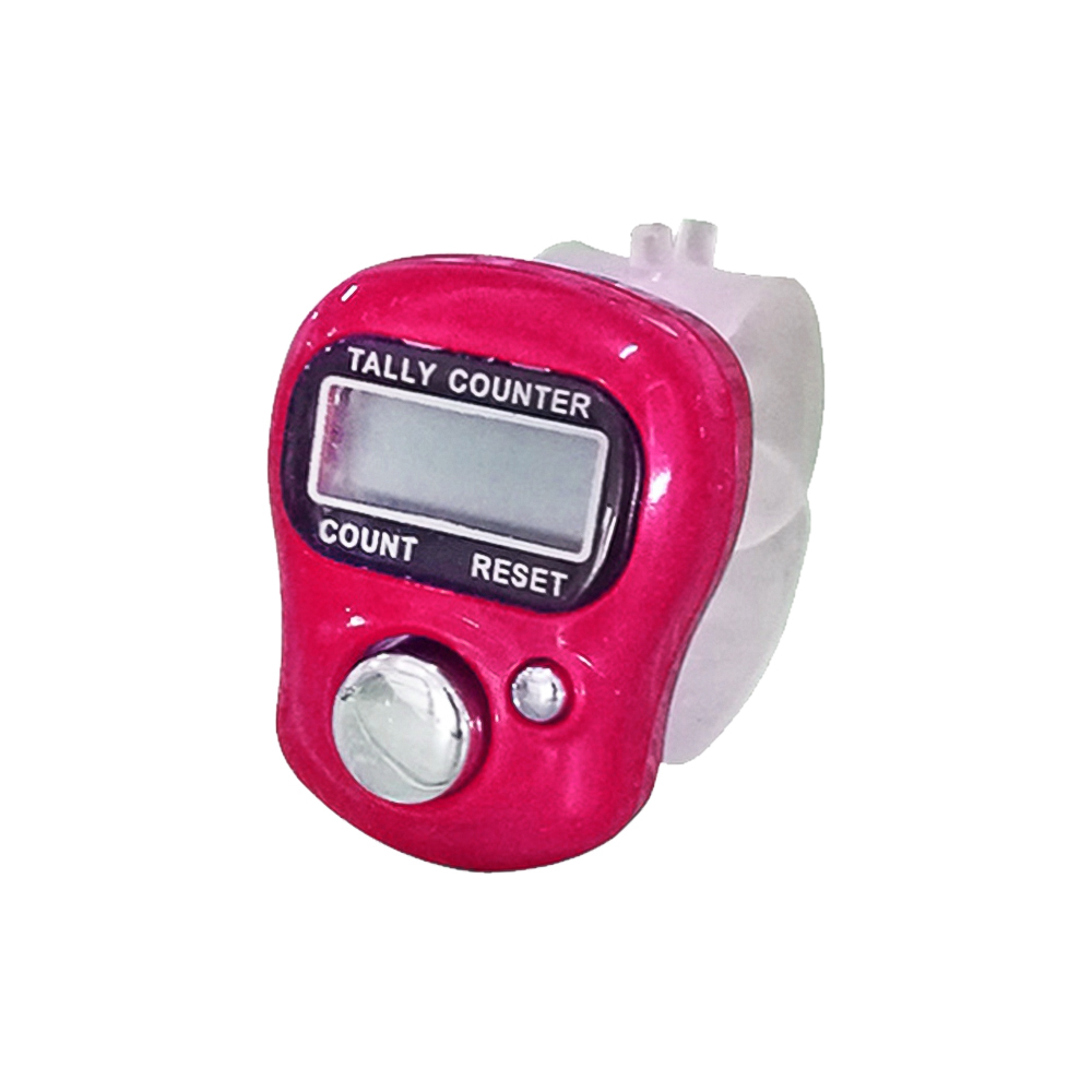 Finger Counter LCD Electric Digital Display With Light Tally Counter Stitch Marker Sewing Knitting Weave Buddha Pray Soccer — reference image 2