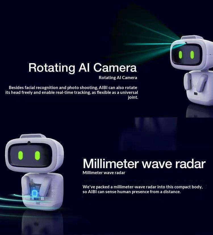 AIBI LivingAI Smart Robot Companion Robot Social Emotional Interaction Facial Identification Wireless Indoor Intelligence Gifts — reference image 9