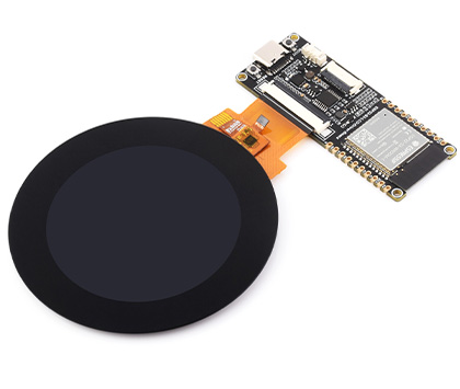 ESP32-S3 RGB LCD Driver Board 2.1inch 2.8inch 4.0inch RGB Round Touch Display Module WiFi & Bluetooth HMI LVGL GUI Development — reference image 3