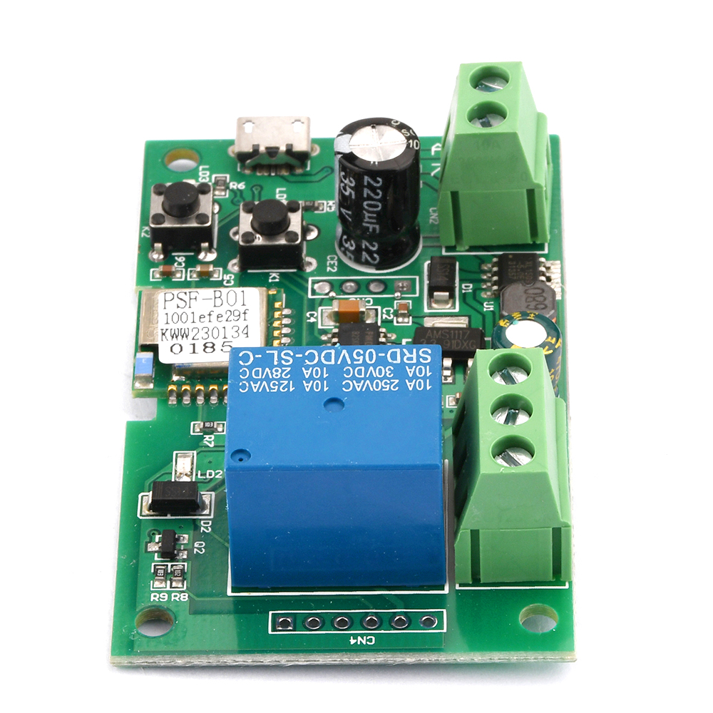 Ewelink Wifi RF Switch Module DC7-32V Wifi Relay Module Remote Control Self-lock Wireless Delay Relay for Smart Intelligent Home — reference image 7