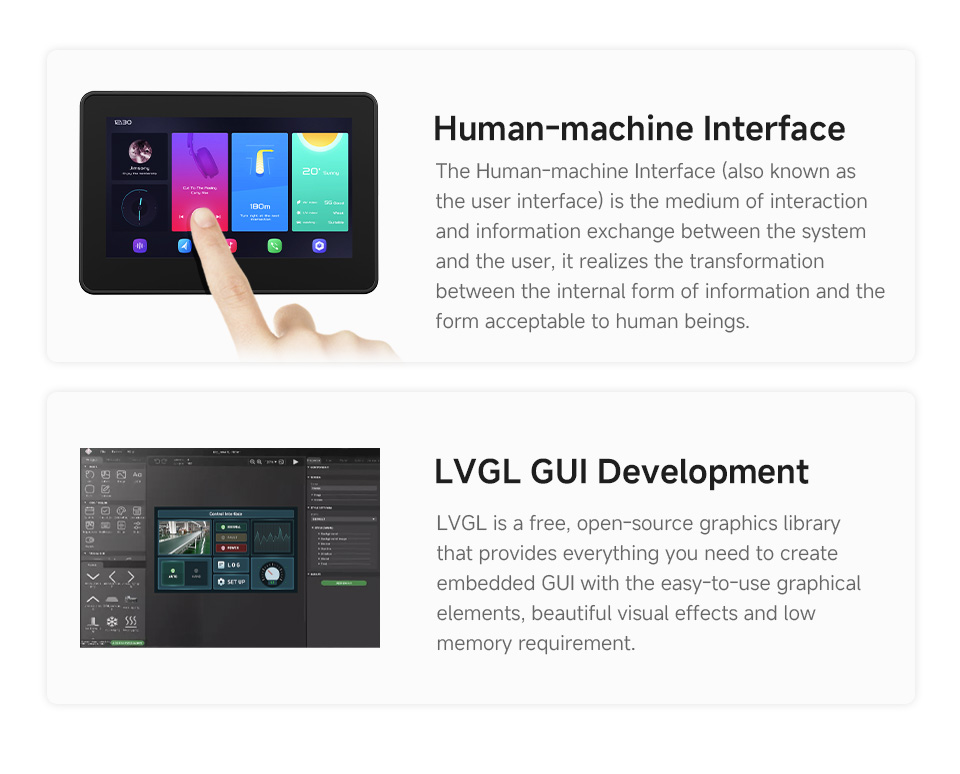 ESP32 S3 4.3 Inch LCD (B) 800×480 Captive Touch Screen Display LVGL Development Board WiFi BLE5 with Sensor CAN I2C RS485 — reference image 4
