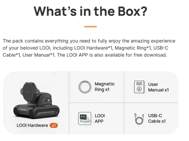 LOOI Smart Desktop Robot | AI Desktop Companion,ChatGPT Voice Interaction,Memory,Gesture& Face Recognition,Emotional Support — reference image 19