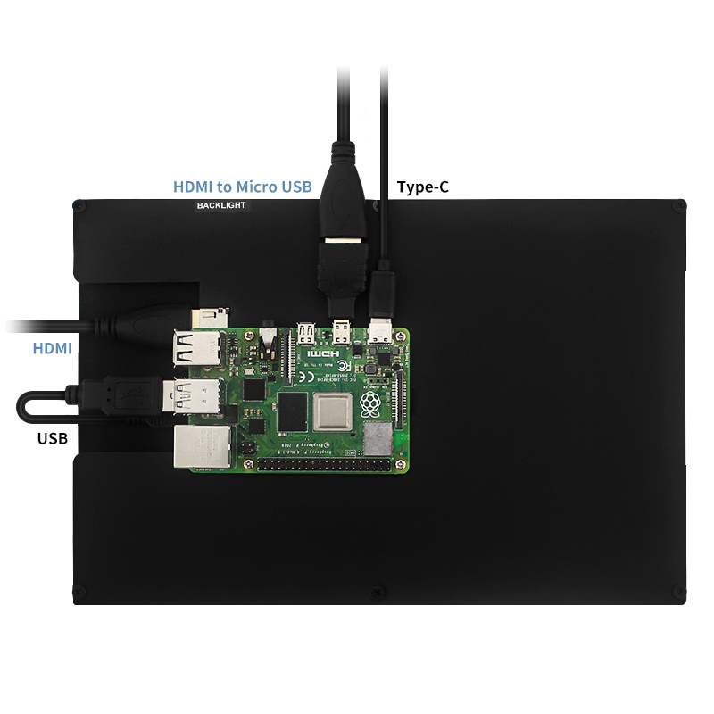 10.1 Inch 1280×800 Touch Screen IPS LCD for Computer Monitor for Switch Xbox 360 HDMI-compatible Display for Raspberry Pi — reference image 11