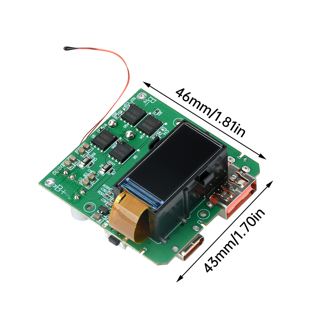 4S PD100W Fast Charging Module USB or Type-C Mobile Power Bank 18650 Charging Module DIY Mainboard Mobile Board — reference image 17