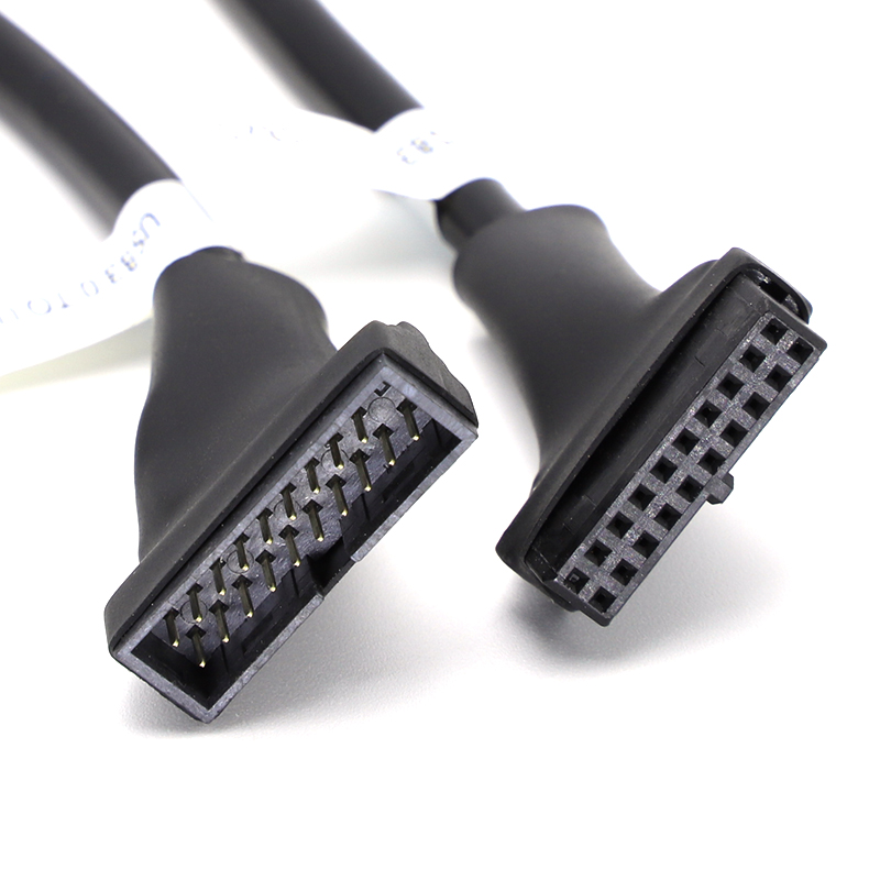 1Pcs USB 2.0 Motherboard IDC 9pin female to USB 3.0 19/20 Pin male Adapter,mainboard USB 3.0 20 Pin Header to USB 2.0 9Pin Cable — reference image 6