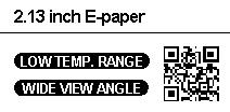 1.54 inch E-Paper Display Module 200×200 Resolution Wide Temperature Range for Industrial Use — reference image 8