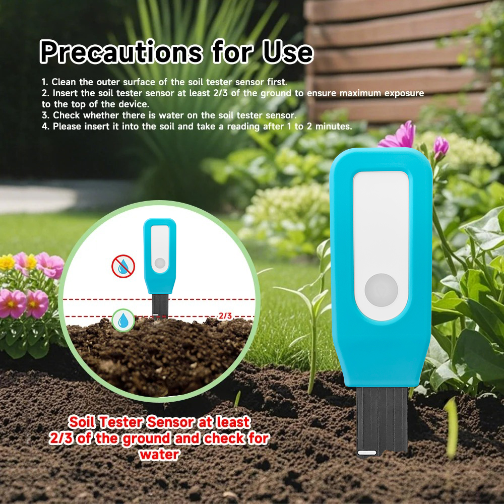 Tuya Soil Bluetooth Temperature Humidity Sensor Smart Tester Garden Automated Irrigation Detector Works With Alexa Google Home — reference image 1