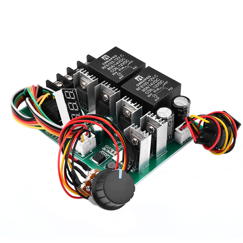 PWM DC Motor Speed Controller DC 10 -55V Digital LED Display 0 -100% Adjustable Drive Module Input MAX 60A 12V 24V 36V 48V — reference image 8
