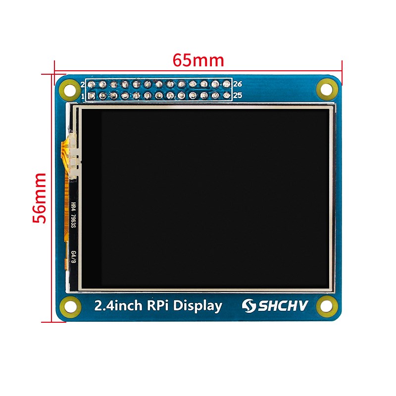 2.4 Inch Touch Screen for Raspberry Pi Zero /W/2 W SPI Interface TFT LCD Monitor 320×240 Display for Pi 5 4B 3B+ 3B 3A+ — reference image 4