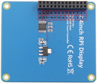 2.4 Inch Touch Screen for Raspberry Pi Zero /W/2 W SPI Interface TFT LCD Monitor 320×240 Display for Pi 5 4B 3B+ 3B 3A+ — reference image 2
