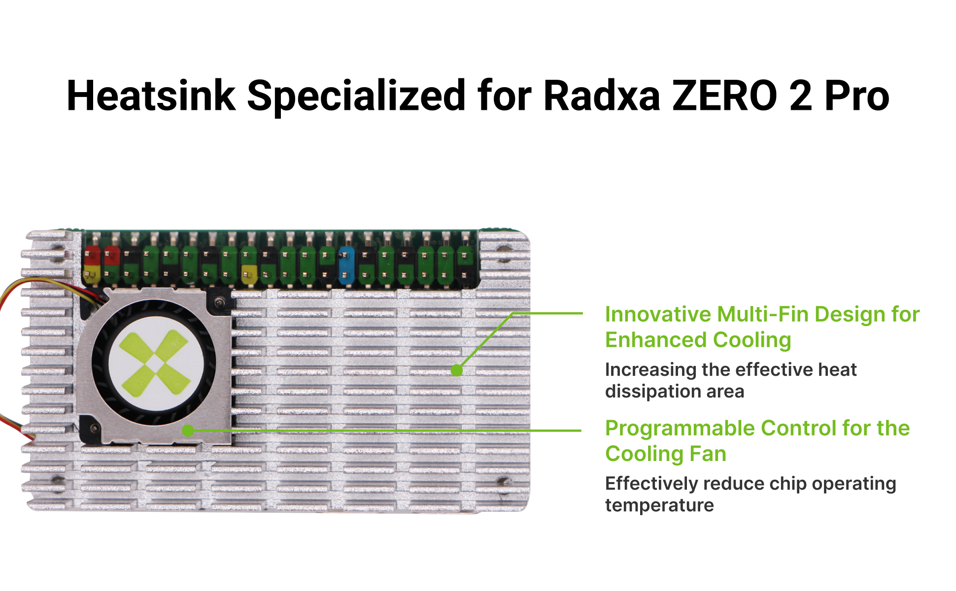 Radxa ZERO 2 Pro Amlogic A311D 6-core CPU SBC, GPU, NPU, WiFi 5 & BT 5 and Onboard eMMC, Single Board Computer — reference image 3