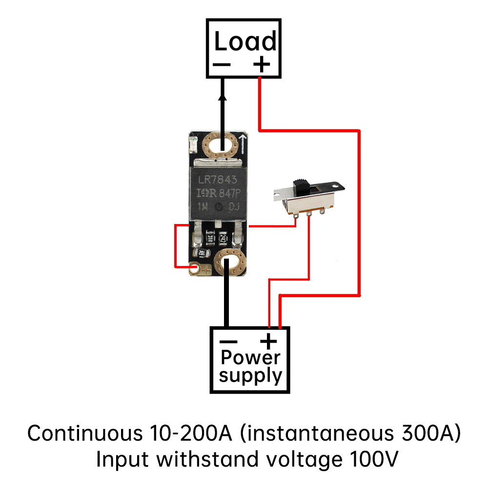 160A High Power MOS Trigger Switch Drive Module Field Effect Tube PWM Regulation Electronic Switch Control Board — reference image 1