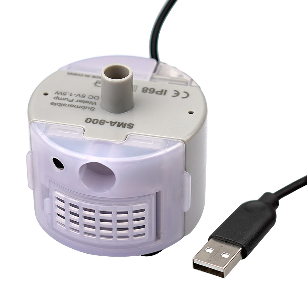 Pet Fountain Motor Submersible Pump Cat Water Drinker SMA-800 USB Water Pump Cats Fountain Accessories Mute DC 5V/1A Water Pump — reference image 1