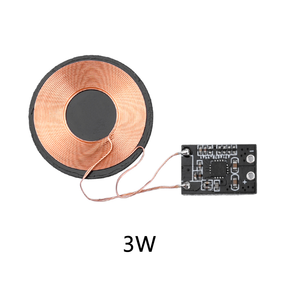 3W 600mA/5W 1A Wireless Charging Receiver Module Small Coil Built-in 5V Charging Wireless Charger PCBA Board — reference image 1