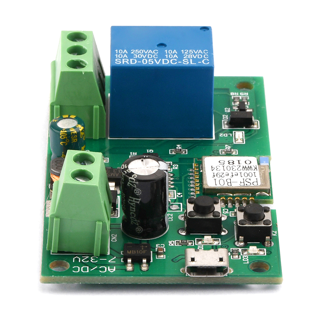 Ewelink Wifi RF Switch Module DC7-32V Wifi Relay Module Remote Control Self-lock Wireless Delay Relay for Smart Intelligent Home — reference image 5