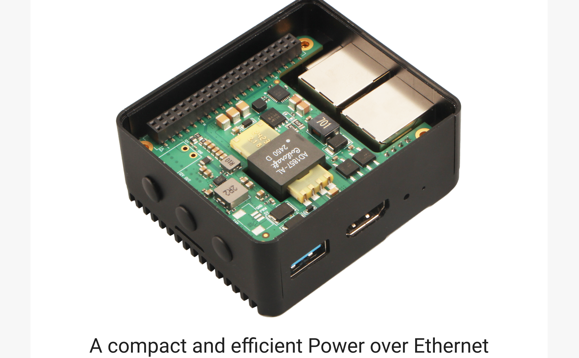 Radxa 20W PoE+ Module compact for CUBIE A5E — reference image 2