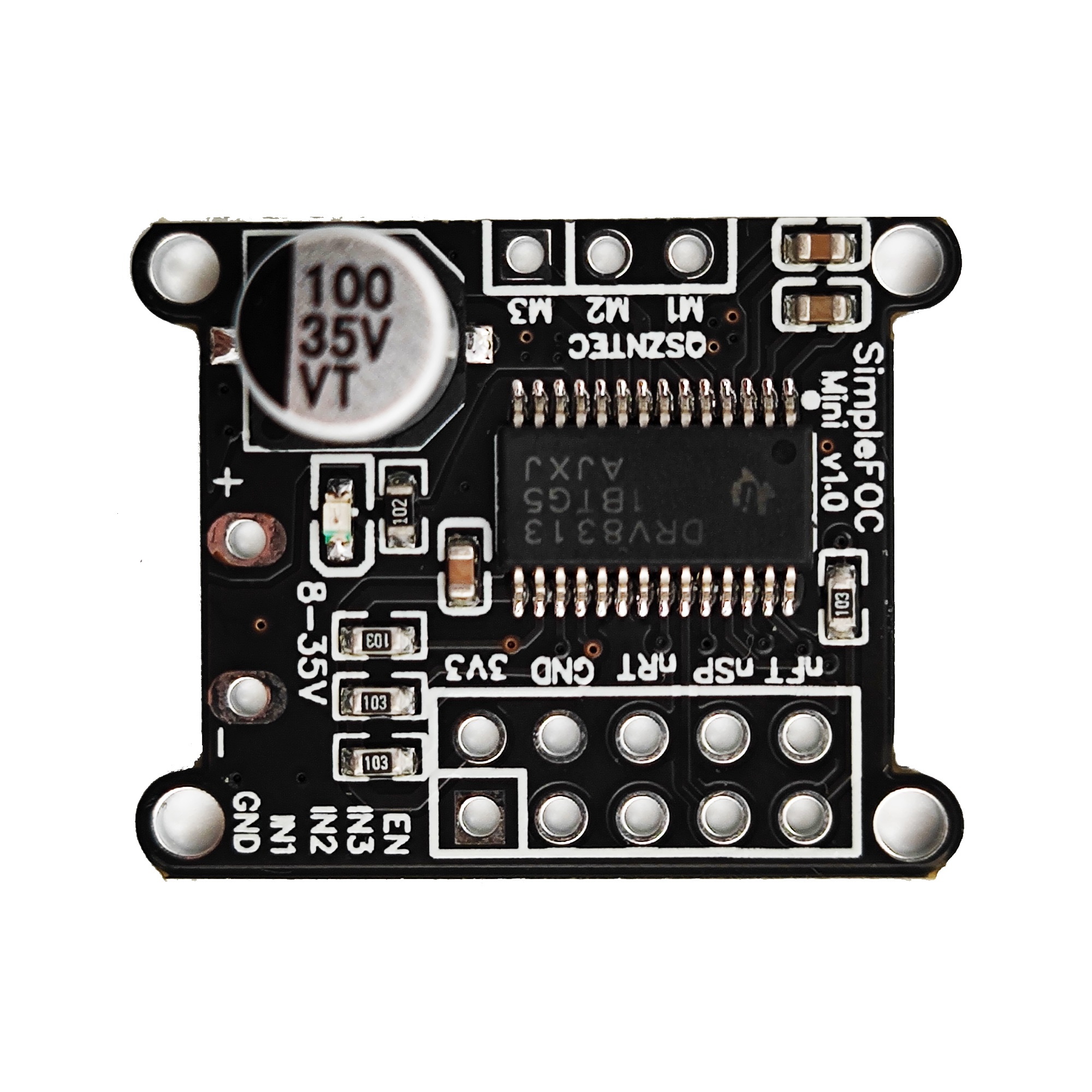 DRV8313 Development Board Simple FOC Mini FOC Control Driver SVPWM Control V1.0 DC Brushless Motor Driver Board DC 8-30V module — reference image 4