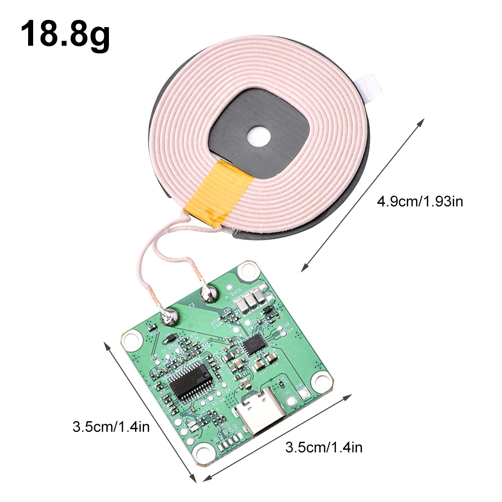 Transmitter Module Coil Circuit Board 20W Type-c Fast Charging Wireless Charger PCBA DIY Standard Accessories — reference image 6
