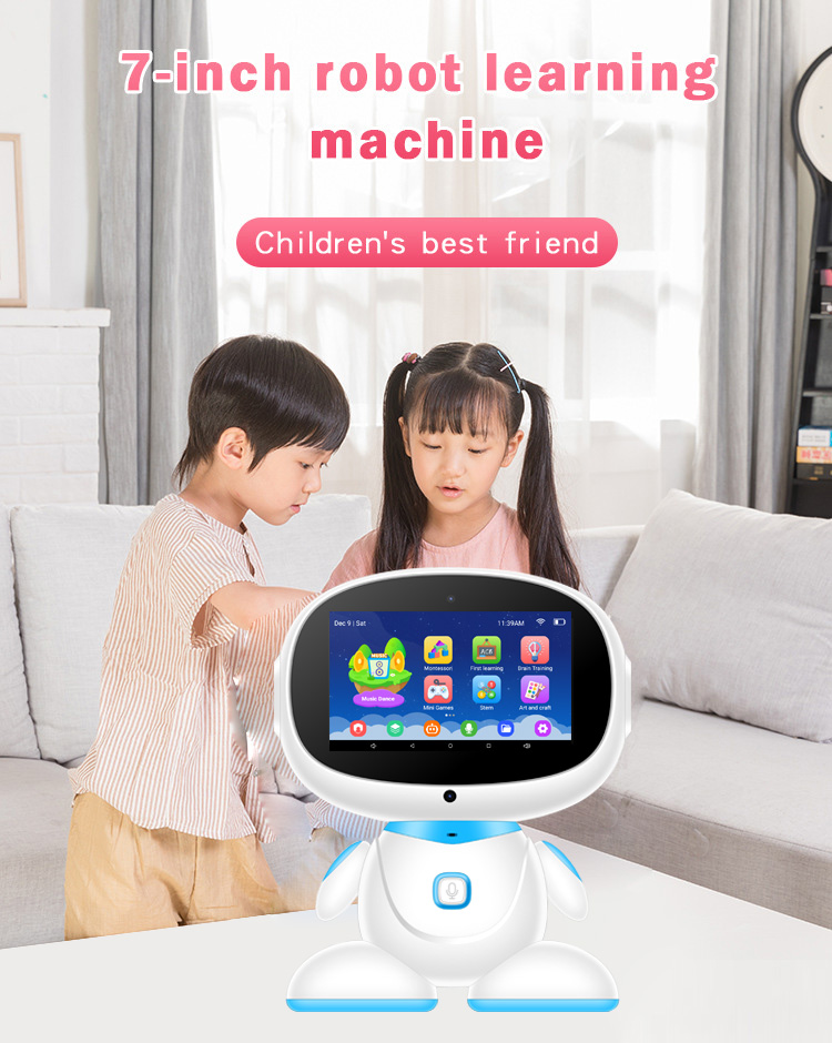AI Robot Toy Educational Home School Kids Learning Machine Children Mini Educational Ai Emo Wifi Smart Toys Robot Intelligent — reference image 3