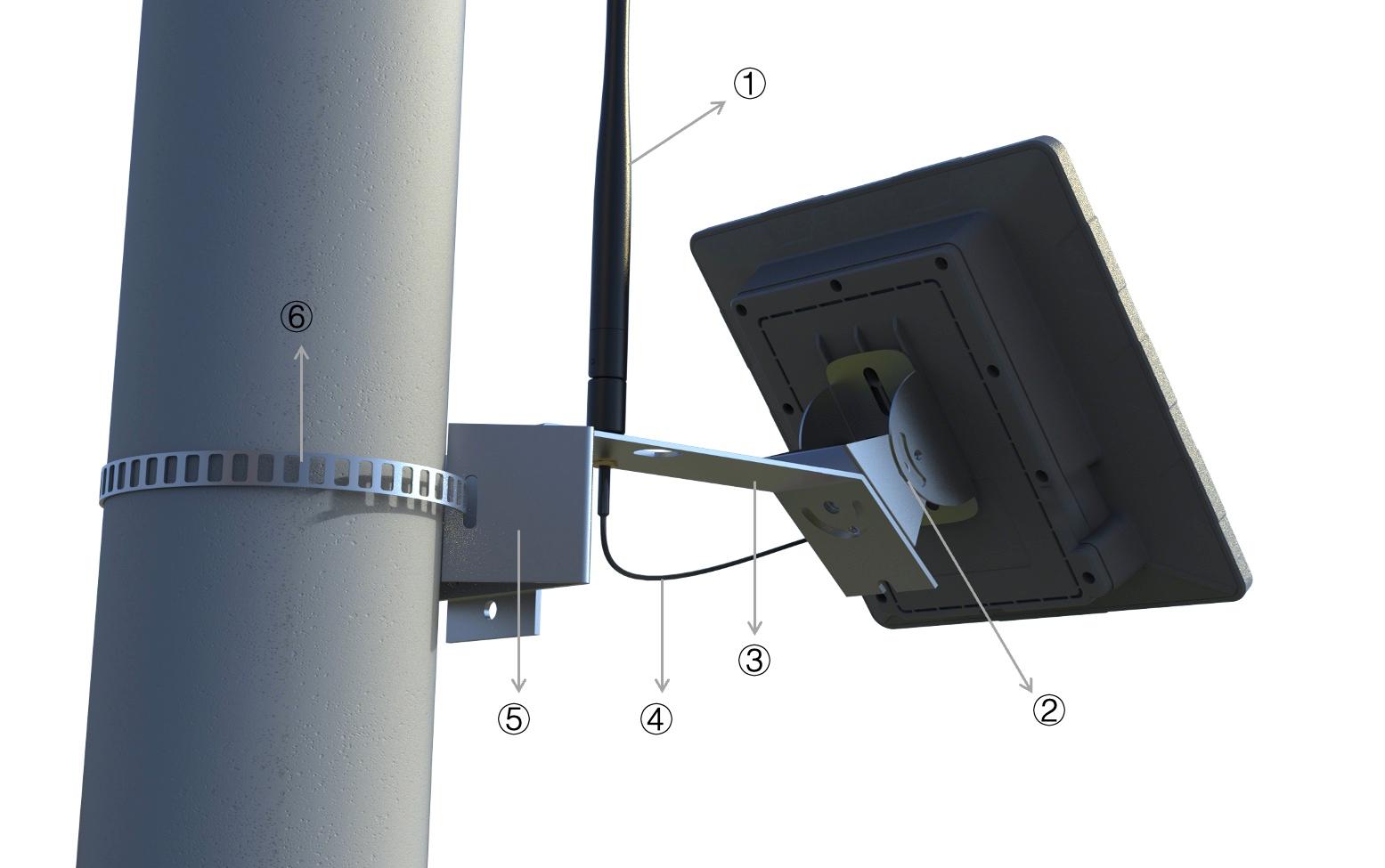SenseCAP Meshtastic Solar Node, 5W Solar Power Mesh LoRa Node, Integrates XIAO nRF52840 Plus,-SX1262 LoRa Module,Grove, L76K GPS — reference image 5