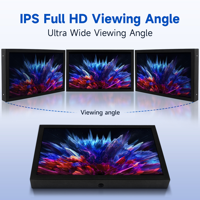 7 Inch Portable Display IPS 1024×600 LCD HDMI-compatible VGA AV Input DC Type C Power In for PC Laptop Camera TV Box DVD Screen — reference image 2