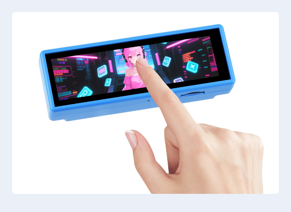 ESP32-S3 High-Performance Development Board With 3.49inch IPS Capacitive Touch Display, 172 × 640 Resolution — reference image 10