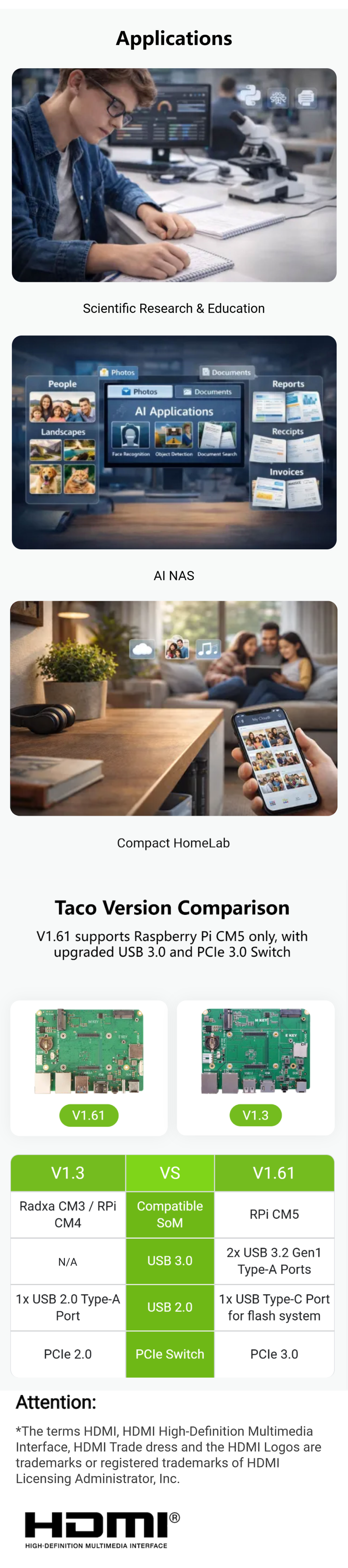 Radxa Taco, High-Performance NAS & Router Platform, Compatible Raspberry Pi CM5 — reference image 6
