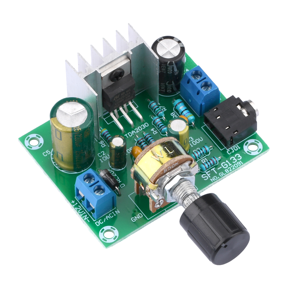 TDA2030A Power Amplifier Board Finished High Fidelity Mono Wide Voltage 12V Single Power 15W Digital Audio Module — reference image 5