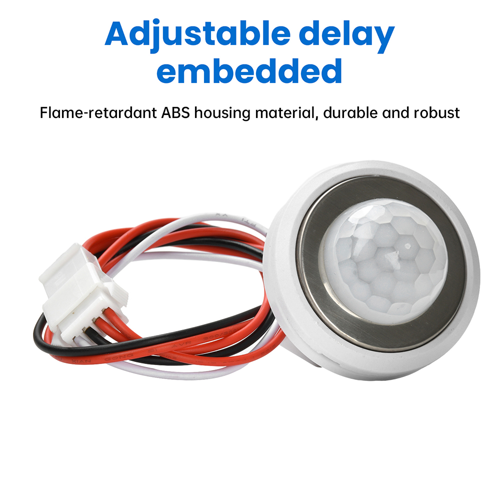 DC 3.5-24V Automatic Sensor Light Switch LED PIR Infrared Motion Sensor Detection Night Light Indoor Outdoor — reference image 2