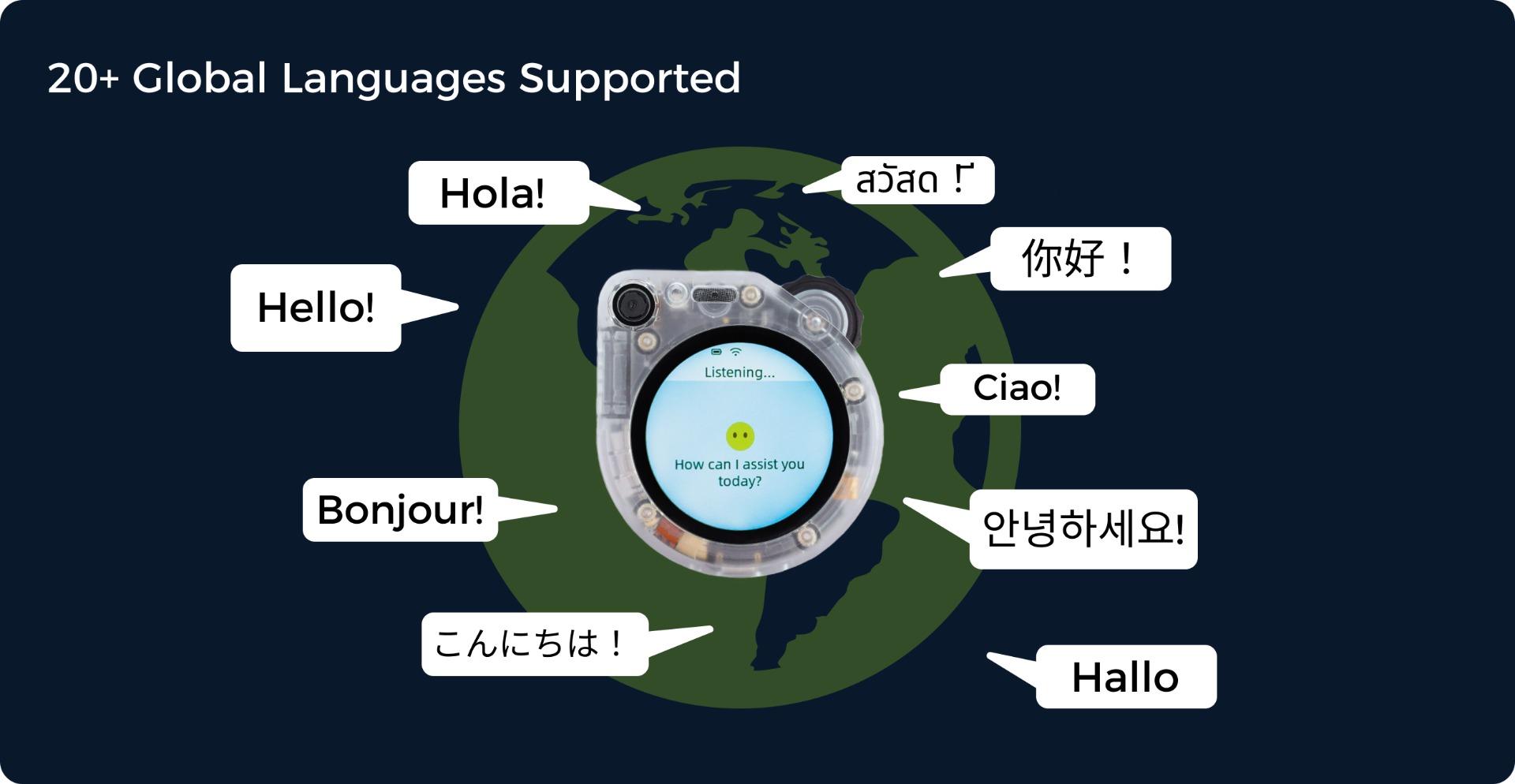 SenseCAP Watcher XiaoZhi AI Device Voice Assistant Smart Home,LLM, Camera,Face Recognition Visual Wake-Up,Multilingual,ESP32S3 — reference image 1
