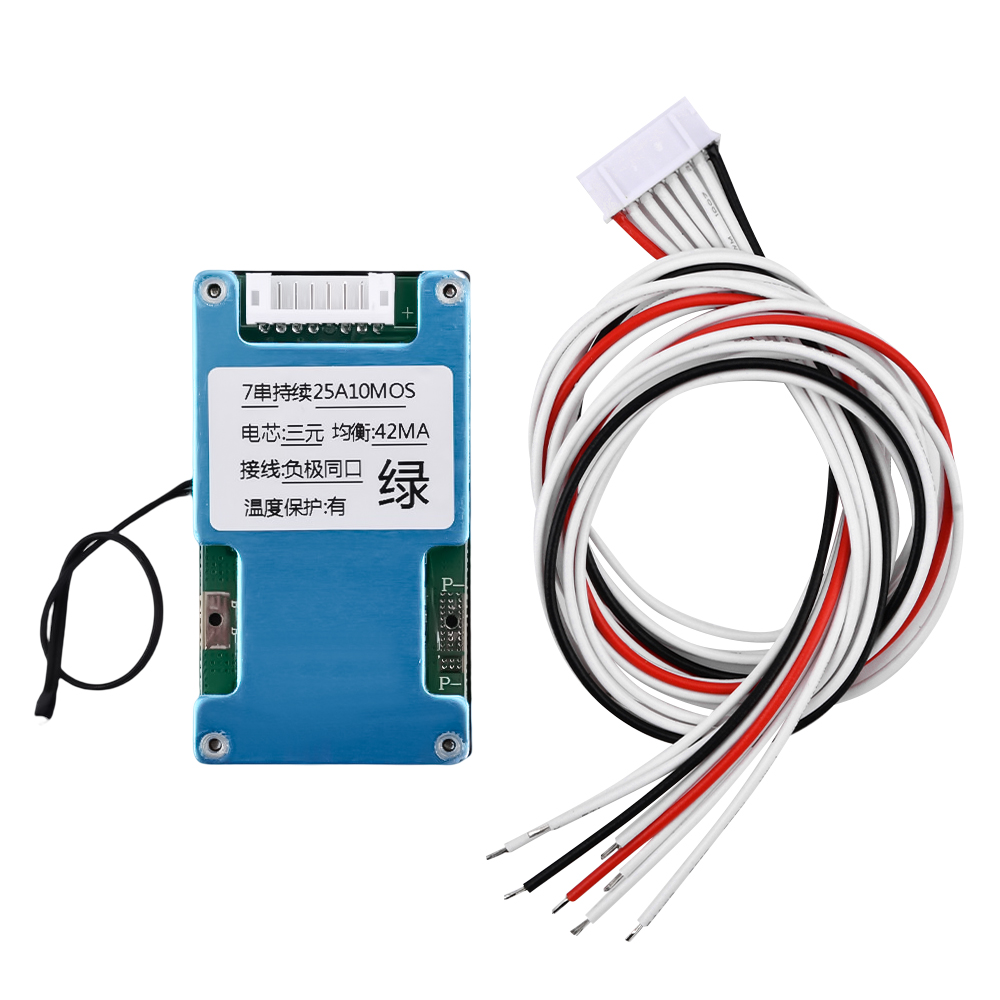 BMS 7S 24V 15A 20A 25A Li-ion Lmo Ternary Lithium 18650 Battery Charge Protection Board Balance And NTC Temperature Protect — reference image 7