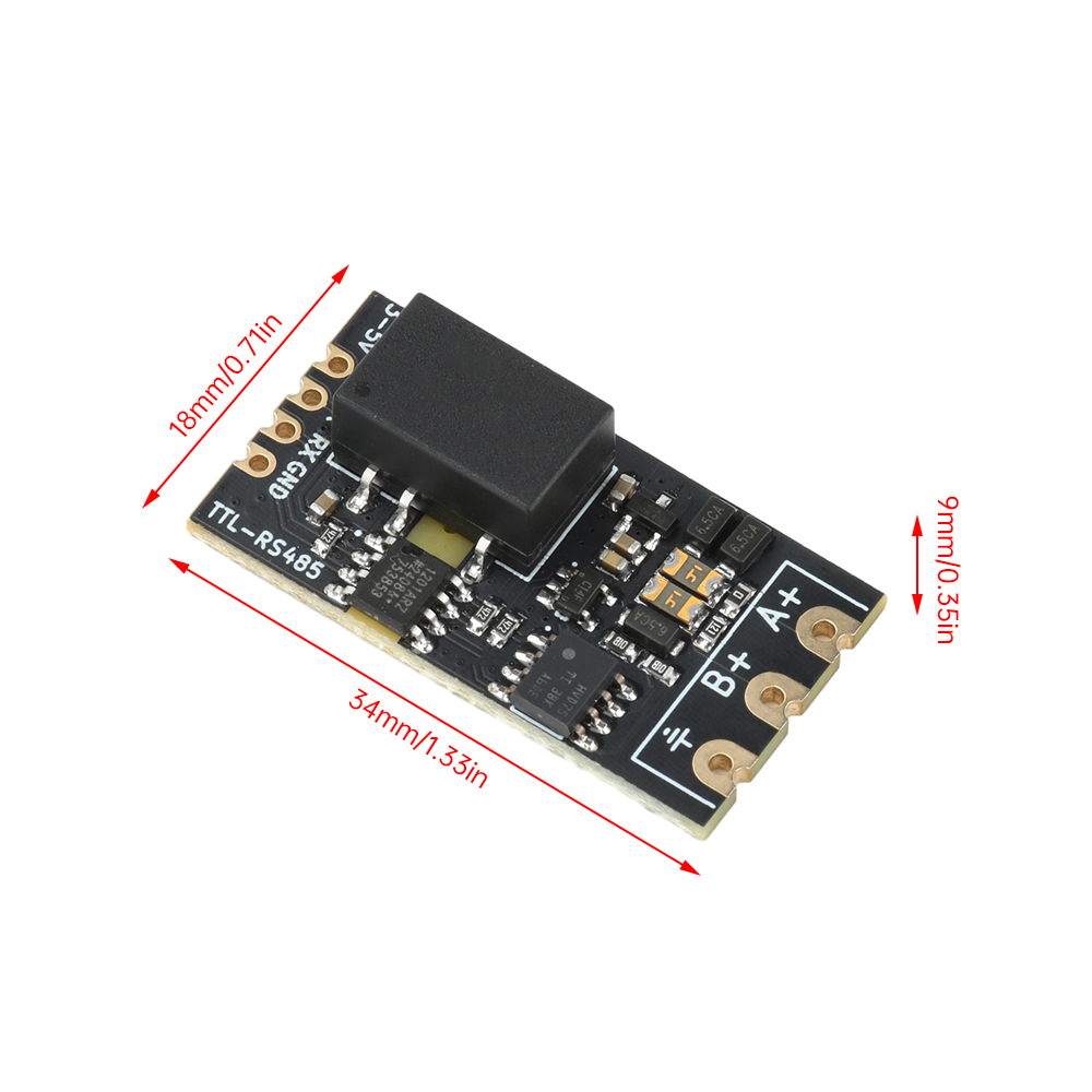 DC 3.3V/5V Isolated TTL to RS485 Level Module Serial Port Auto-Reversing High-Speed 2Mbps Module — reference image 3
