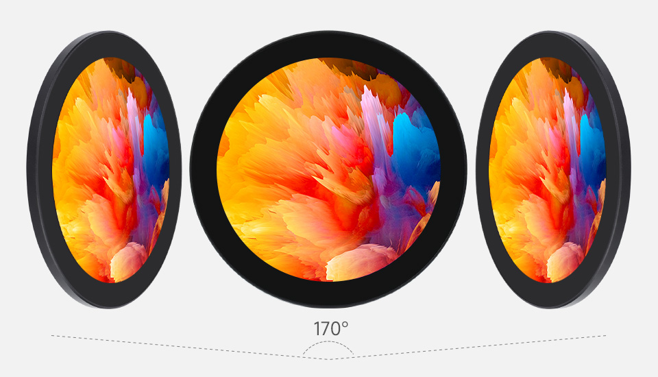 4inch HDMI Round Touch Display for Raspberry Pi/Jetson Nano/PC, High Resolution 720×720 IPS 10-Point — reference image 4