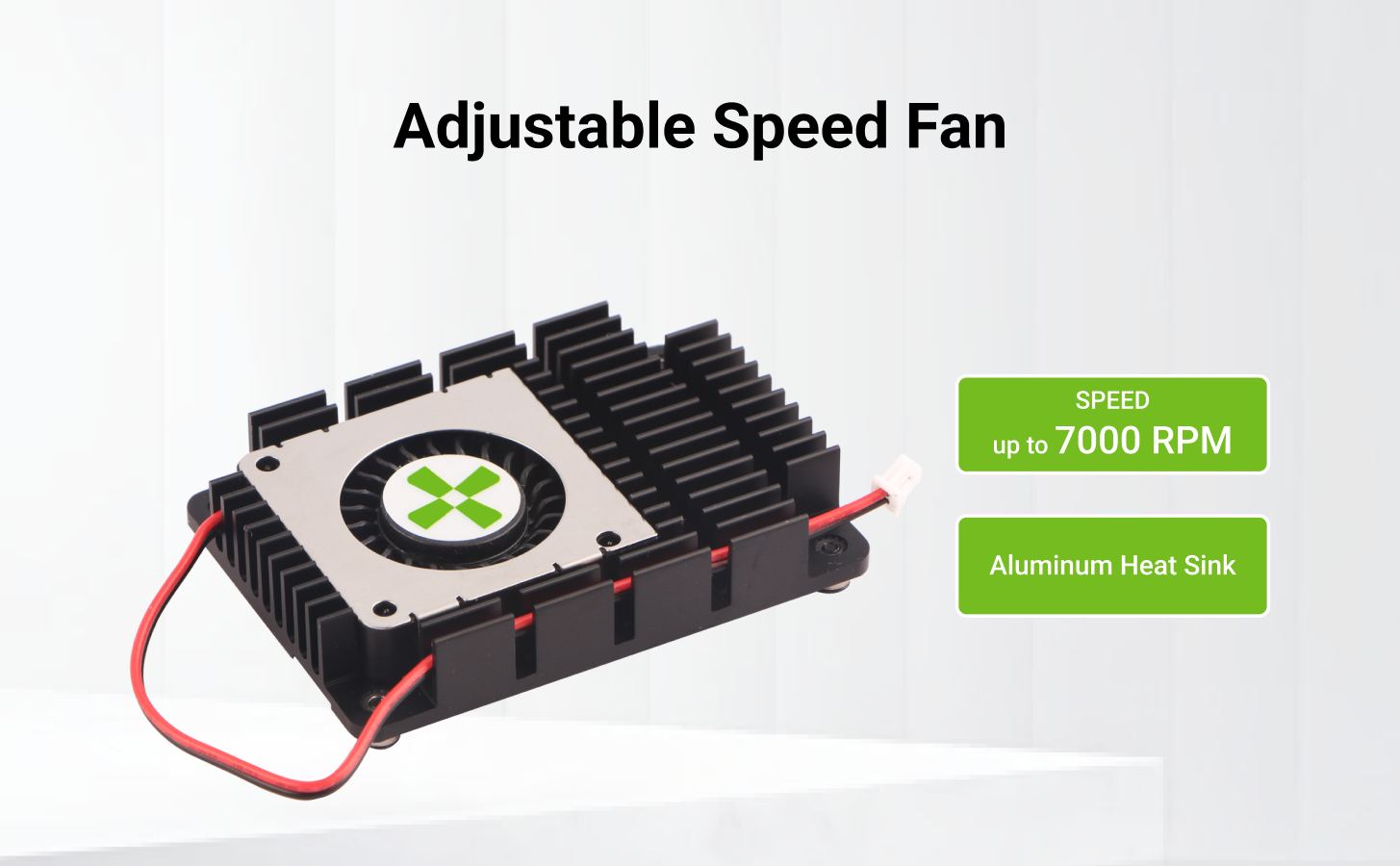 Radxa Heatsink 5540B for Radxa CM3, Adjustable Fan Speed, Easy to Install and Remove. — reference image 3