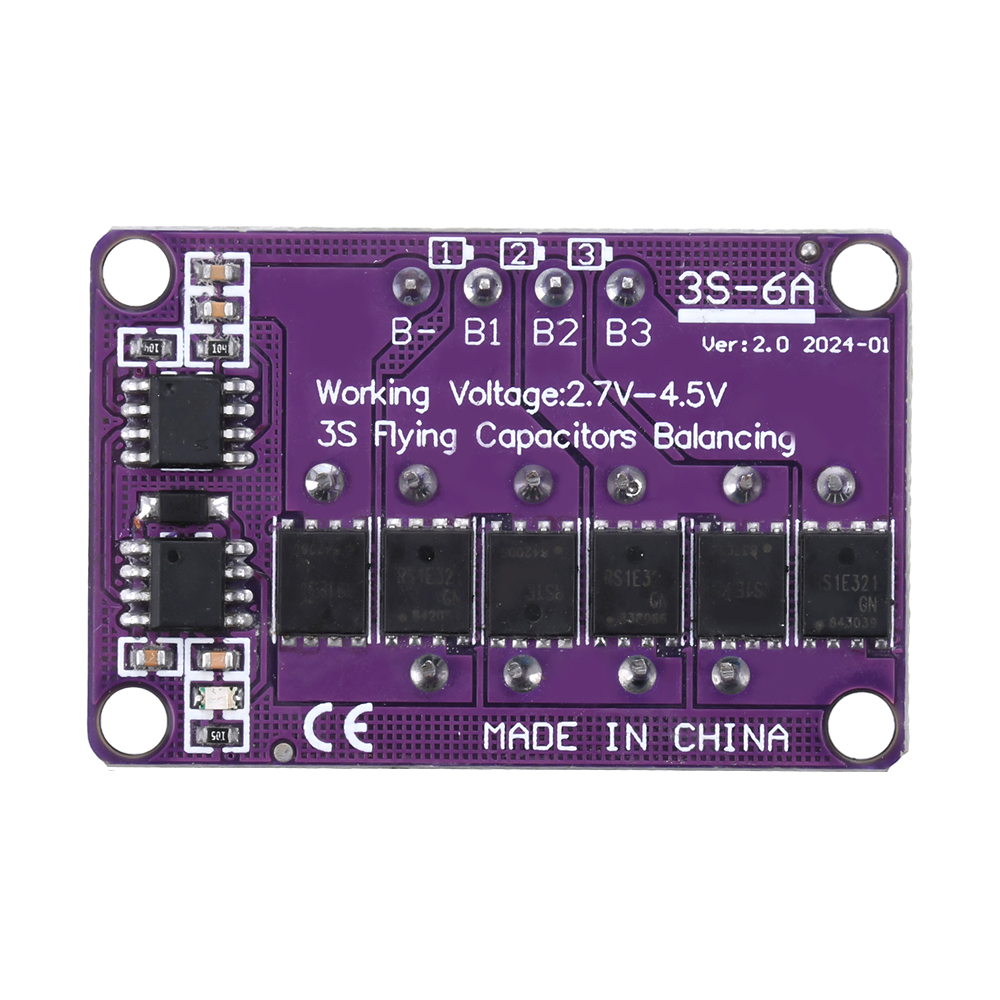 6A 2.5V-4.4V Active Equalizer Balancer 3S 8S Lifepo4 Equalization Balancing Li-Ion /LiFePo4 Lithium Balance Board — reference image 10