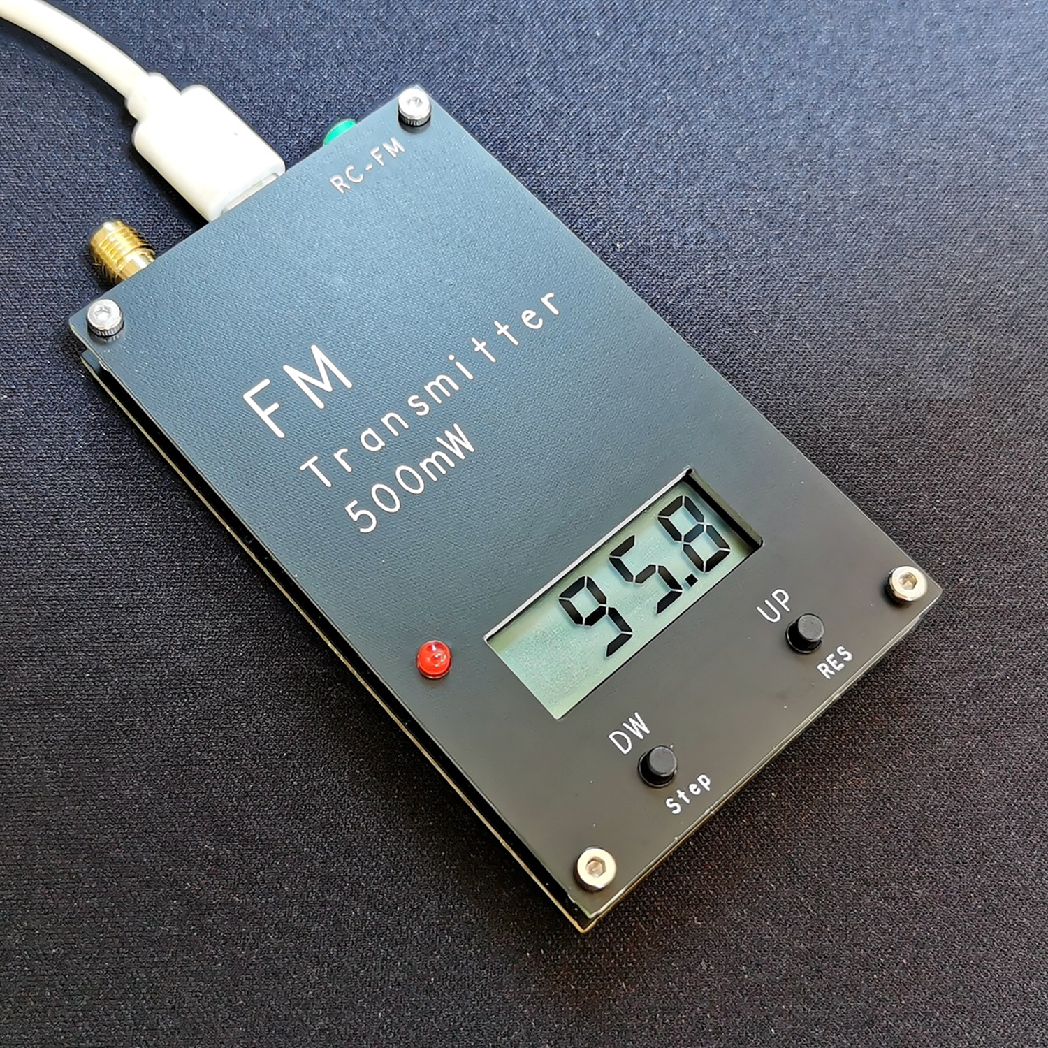 2KM 0.5W Stereo FM transmitter 76-108Mhz Shortwave Signal Stereo Station FM Broadcast . School .Car Parking Lot . Church Radio — reference image 1