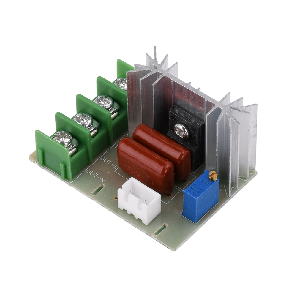 Voltage Regulator 2000 Watt AC 50 – 220 Volt Dimmer SCR Power Regulator Motor Speed Controller Home Improvement Regulators 2000W — reference image 3