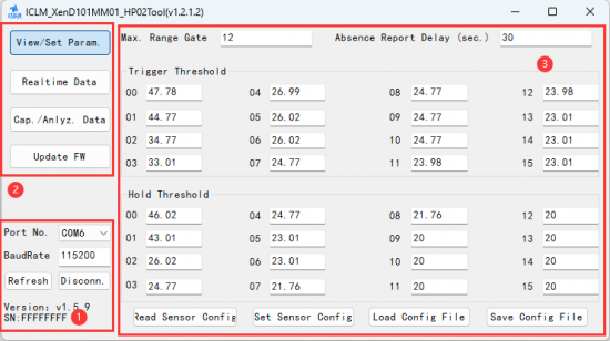 24GHz Millimeter Wave Radar Micro Motion Sensor S3KM1110 Chip — reference image 5