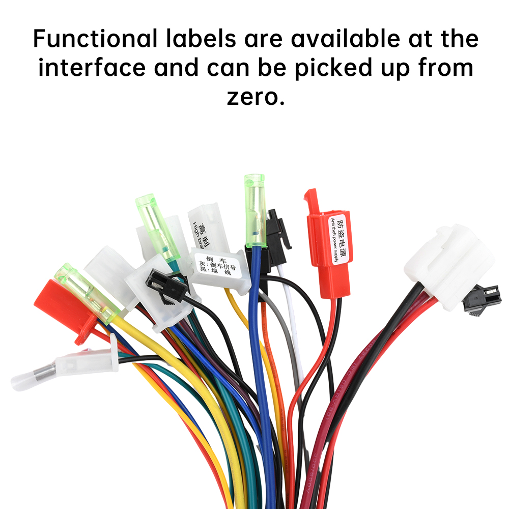 Accesorios para bicicletas eléctricas 36V/48V 350W Controlador de motor CC sin escobillas 15-18A para bicicleta eléctrica y patinete eléctrico — imagen de referencia 7
