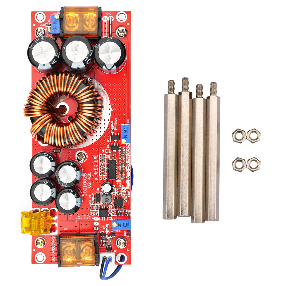 1800W 40A 1500W 30A 1200W 20A DC-DC Boost Converter Step Up Power Supply Module 10-60V to 12-90V Adjustable Voltage Charger — reference image 10
