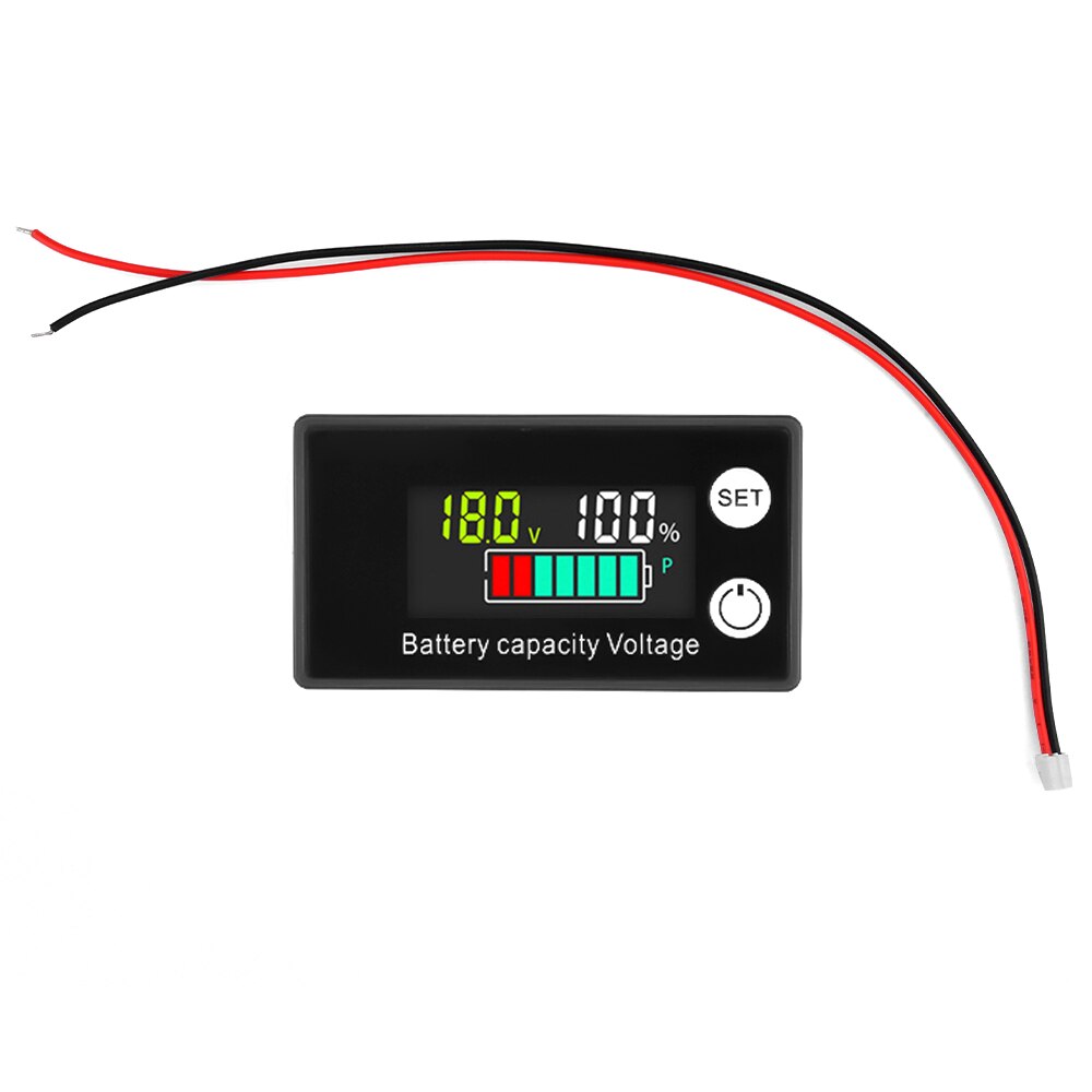 6133A Battery Capacity Indicator DC 8V to 100V Lead Acid Lithium LiFePO4 Car Motorcycle Voltmeter Voltage Gauge — reference image 1