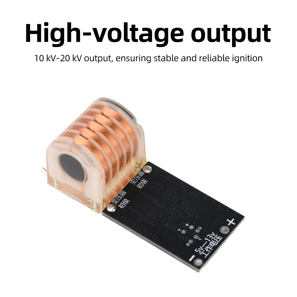 20KV High Voltage Generator Arc Igniter Module with Overheat Protection for DIY Electronics and Scientific Experiments — reference image 2