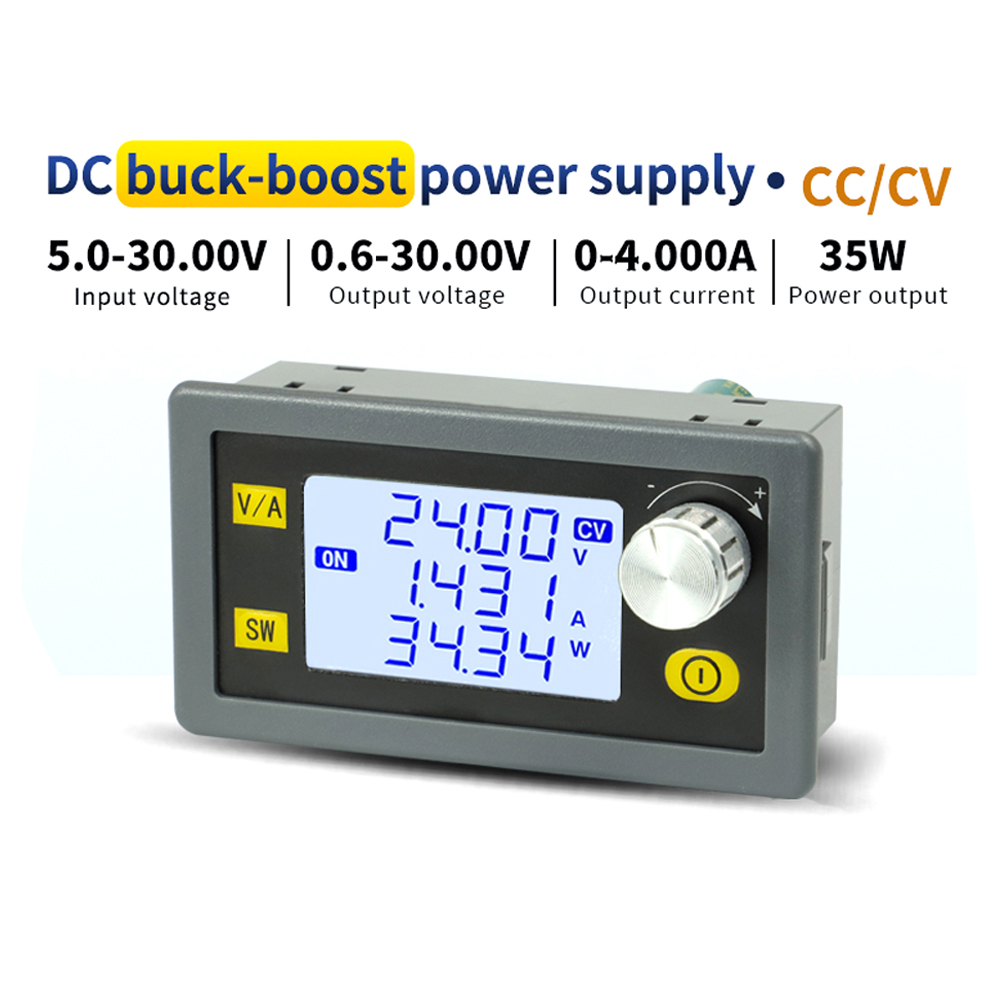 DC DC Buck Boost Converter 5.0~30V To 0.6~30V Adjustable Regulated Laboratory Power Supply CC CV 0~4.0A 6V 12V 24V Power Module — reference image 1