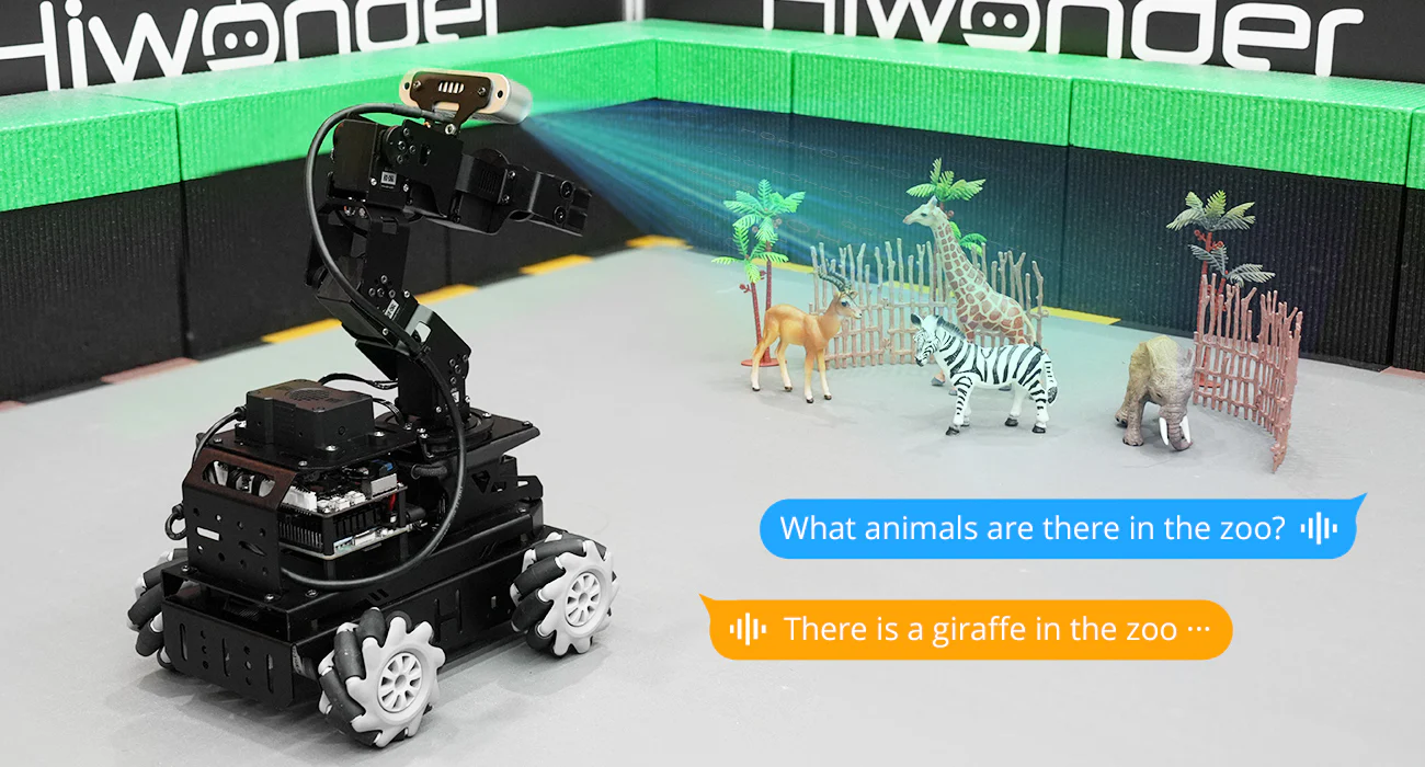 Hiwonder LanderPi: Raspberry Pi AI Robot Car with Vision Arm, ROS2 & ChatGPT Support — reference image 12