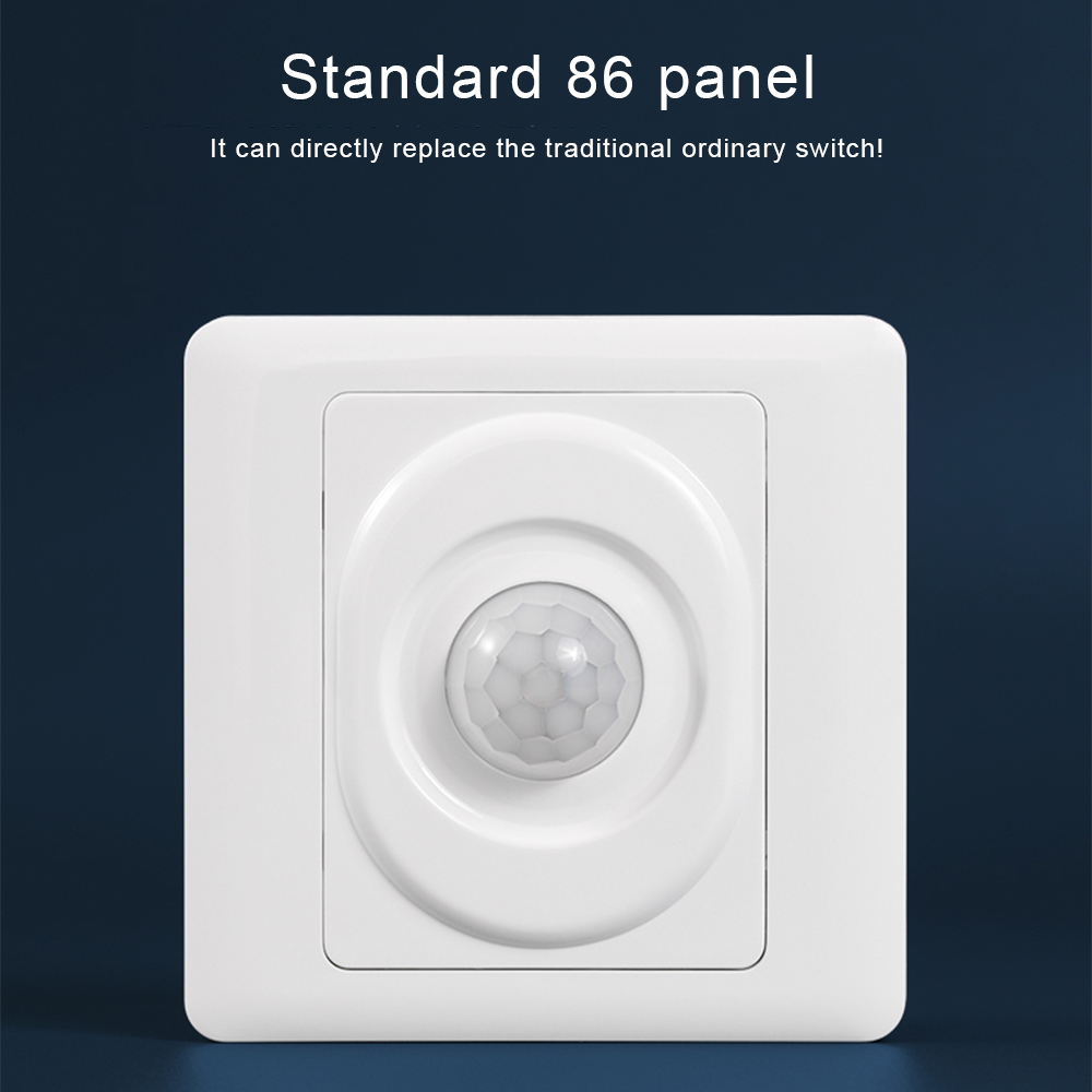 220V LED PIR Automatic Sensor Light Switch Infrared Motion Sensor LED Night Light Home Indoor Outdoor Sensor Light Switch — reference image 7