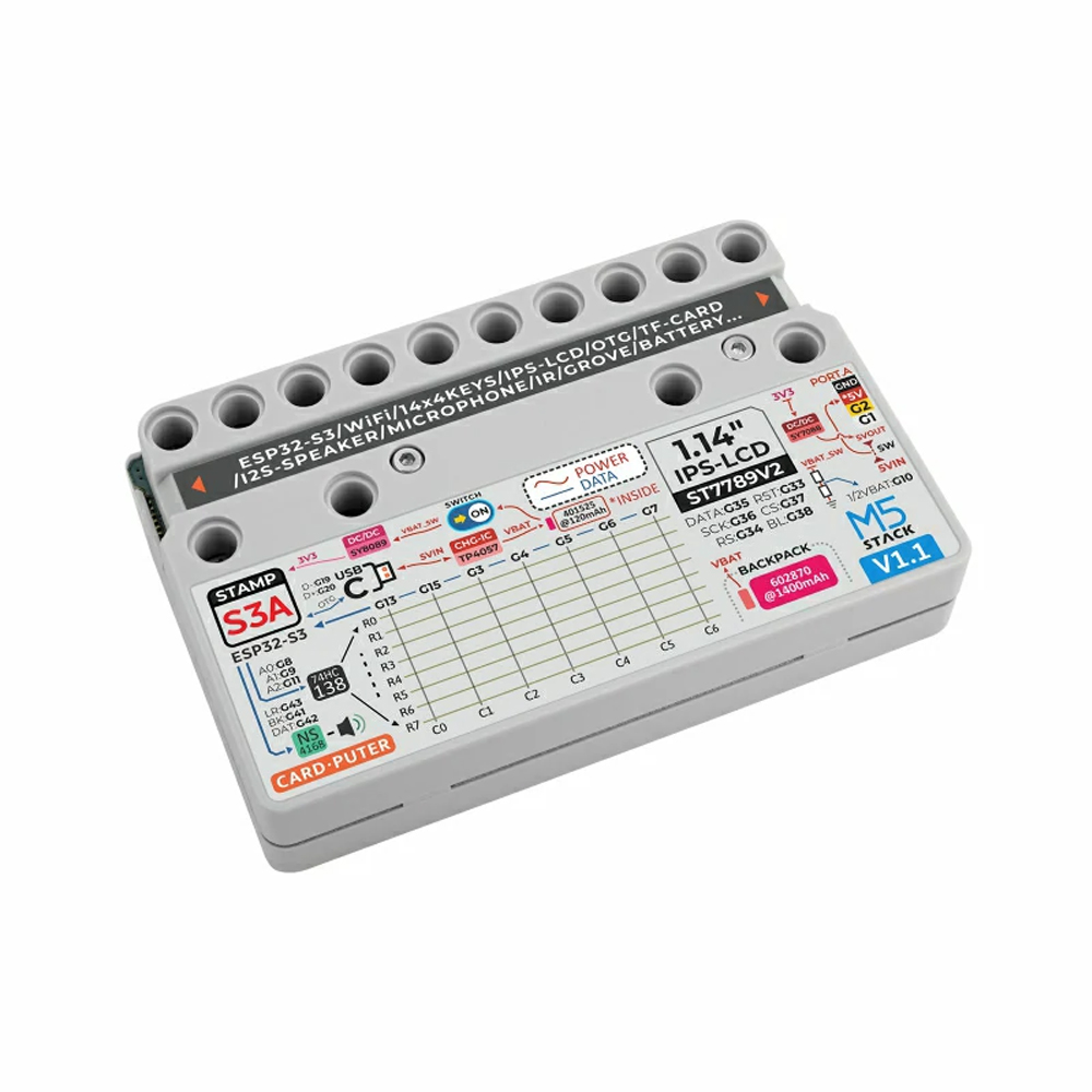 M5stack Cardputer v1.1 Development Board 56 Keyboard Card Microcontroller M5StampS3 main controller Portable Computer — reference image 14