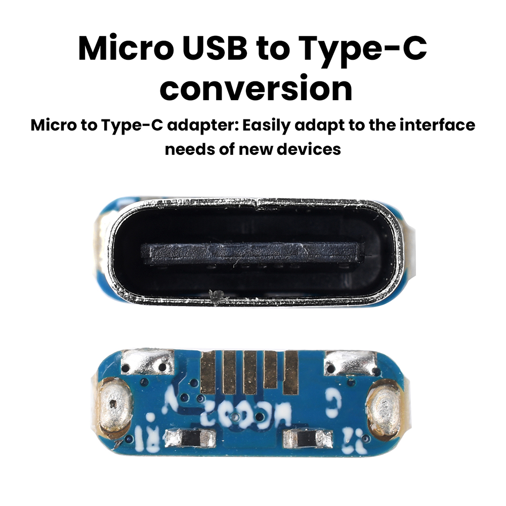 Type C Adapter Board Micro USB to Type C Convertor for Charging and Data Transfer Upgrade DIY Modification Accessory — reference image 1
