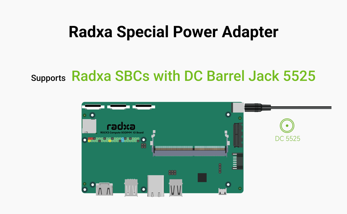Radxa Power DC12 36W, Power Adapter, Supports Radxa SBCs — reference image 3